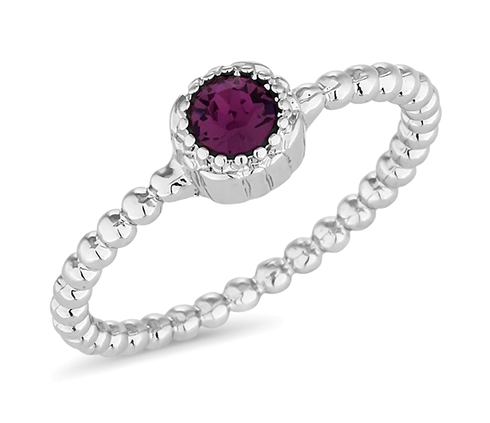 February Gemstone Ring