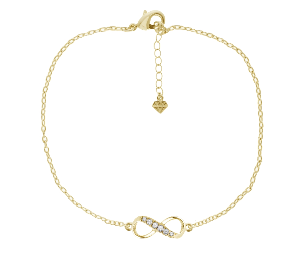 Gold Plated Infinity Bracelet