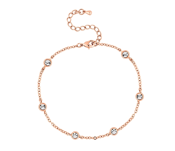 Dewdrop Bracelet in Rose Gold Plate