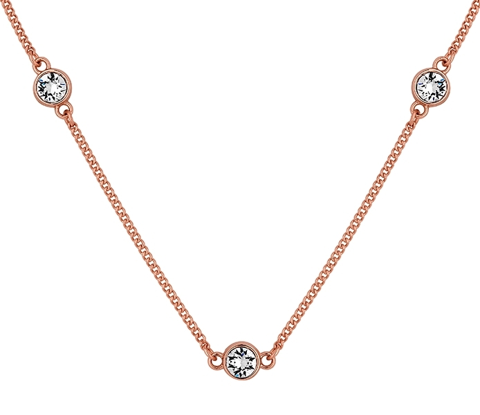 Dew Drop Necklace in Rose Gold Plate