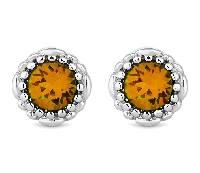 November Gemstone Stud Earrings