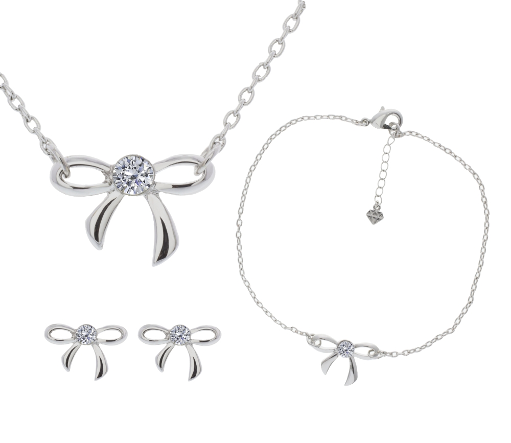 Bow Tri set with Anklet